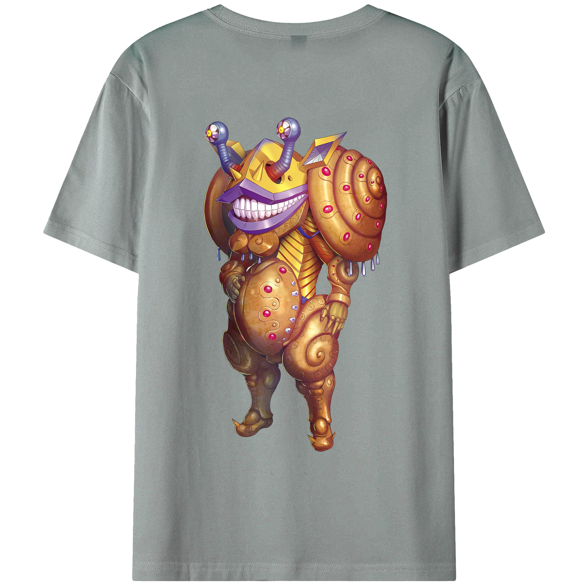 （画像用） ウルトラマン Ultraman 綿100％ メンズ半袖Tシャツ（バックプリント） 通気性